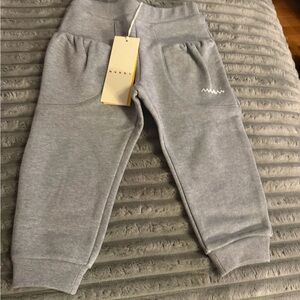 Gray Kids Jogger Pants